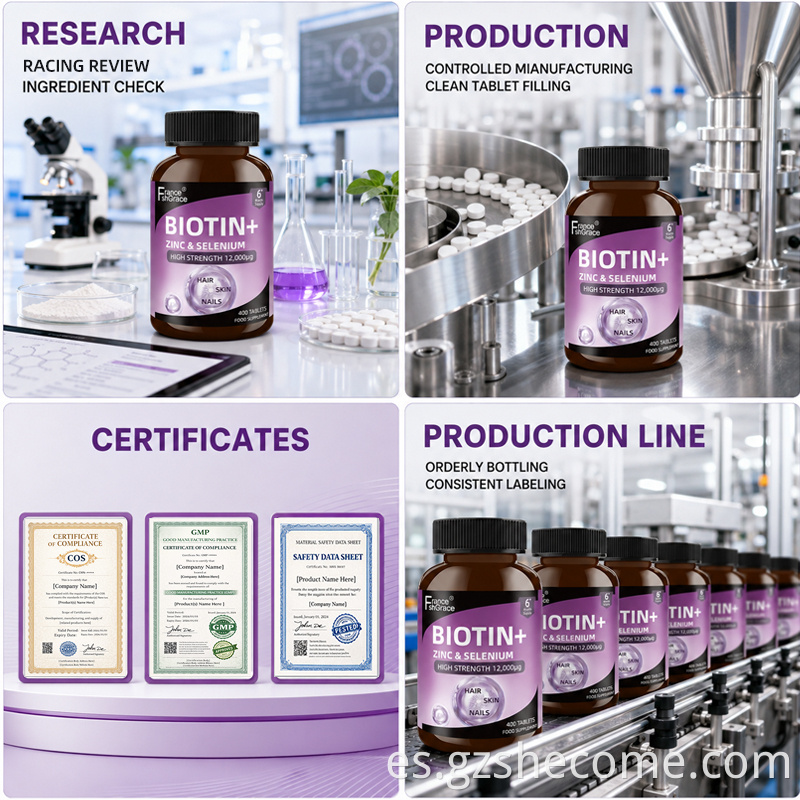 Biotin Zinc Selenium Tablets10